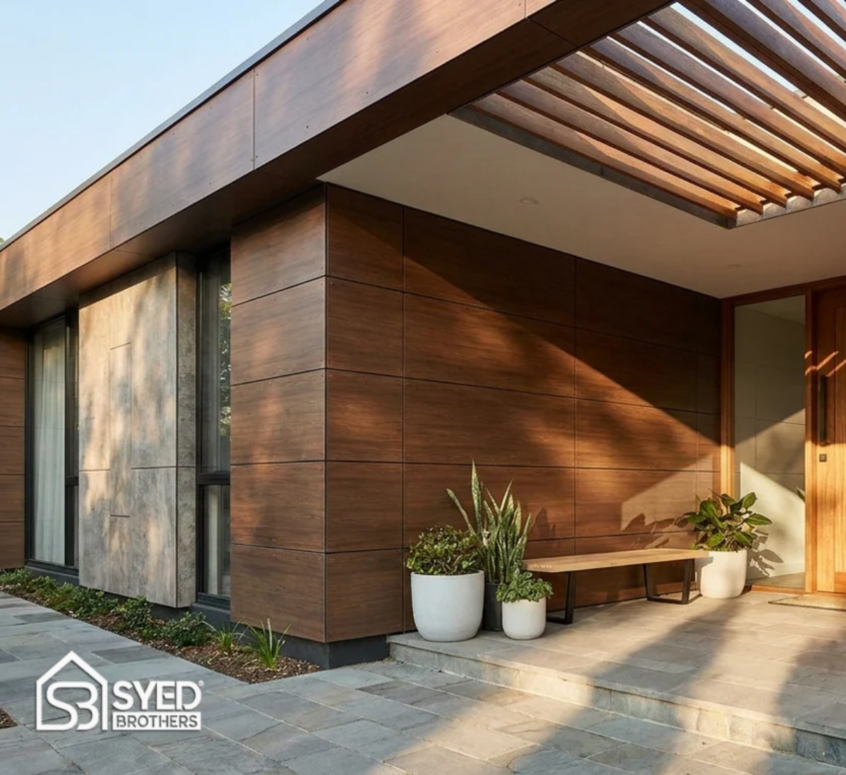 Wood-Look Cladding Walls